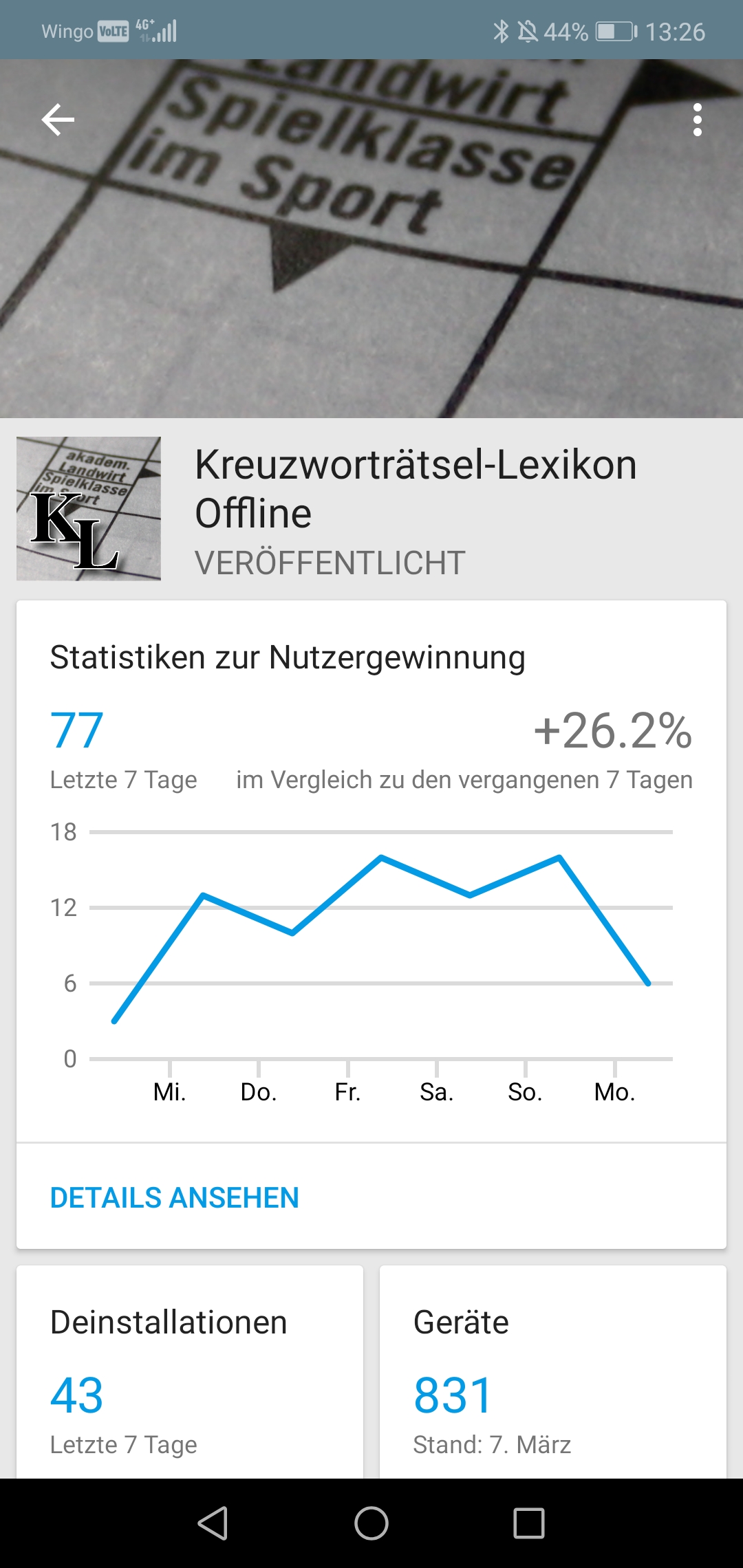 Kreuzworträtsel-Lexikon App